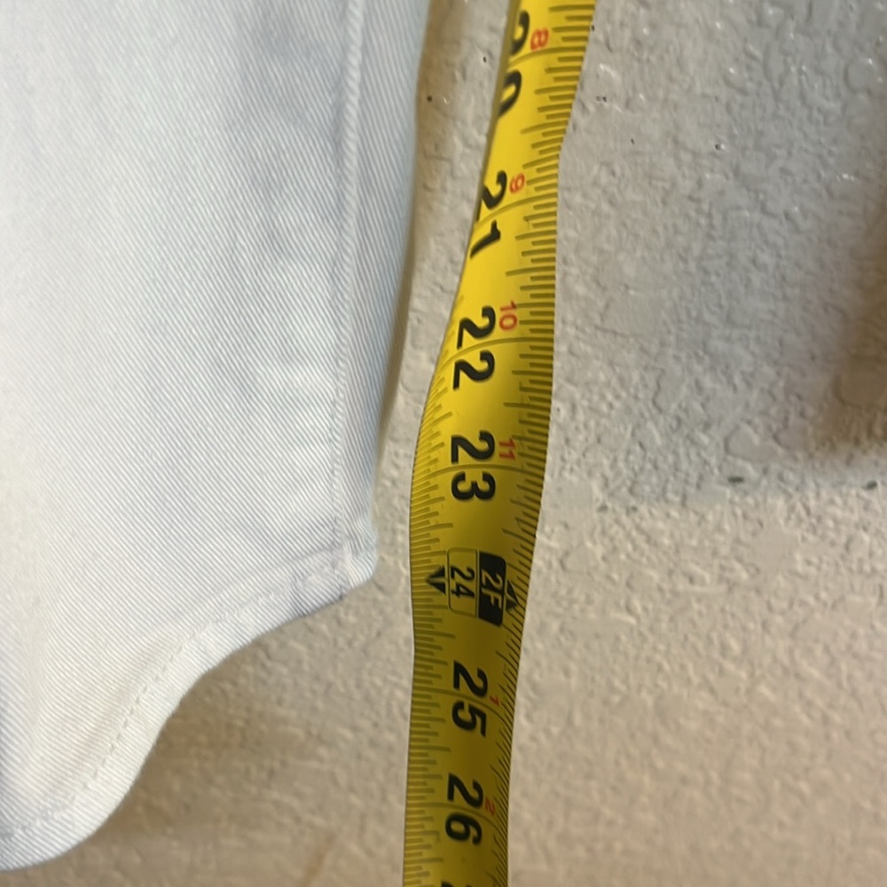 Levi’s 710 Super Skinny White Denim Jeans Size 29 Lowrise - Picture 9 of 10